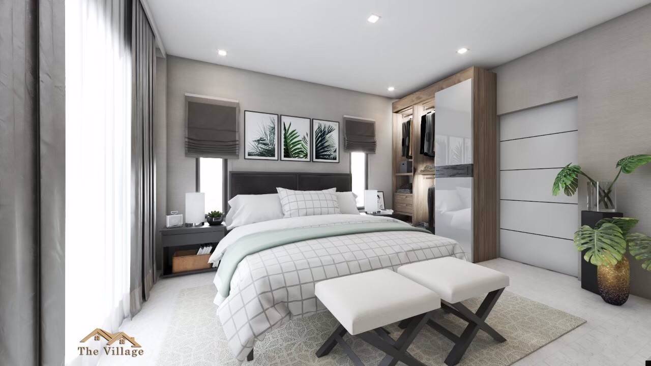 ขายทาวน์โฮมชั้นเดียว-บ้านที่โดดเด่นด้วยดีไซน์ที่ทันสมัย-อยู่ท่ามกลางวิวเขา-และธรรมชาติ