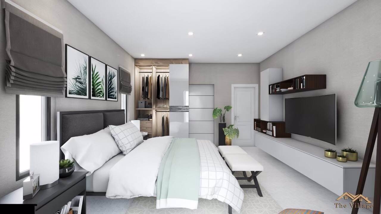 ขายทาวน์โฮมชั้นเดียว-บ้านที่โดดเด่นด้วยดีไซน์ที่ทันสมัย-อยู่ท่ามกลางวิวเขา-และธรรมชาติ