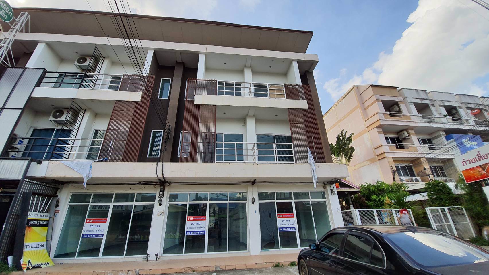 ขาย-อาคารพาณิชย์-3ชั้น-3-คูหา-20-ตารางวา-ในเมือง-ขอนแก่น