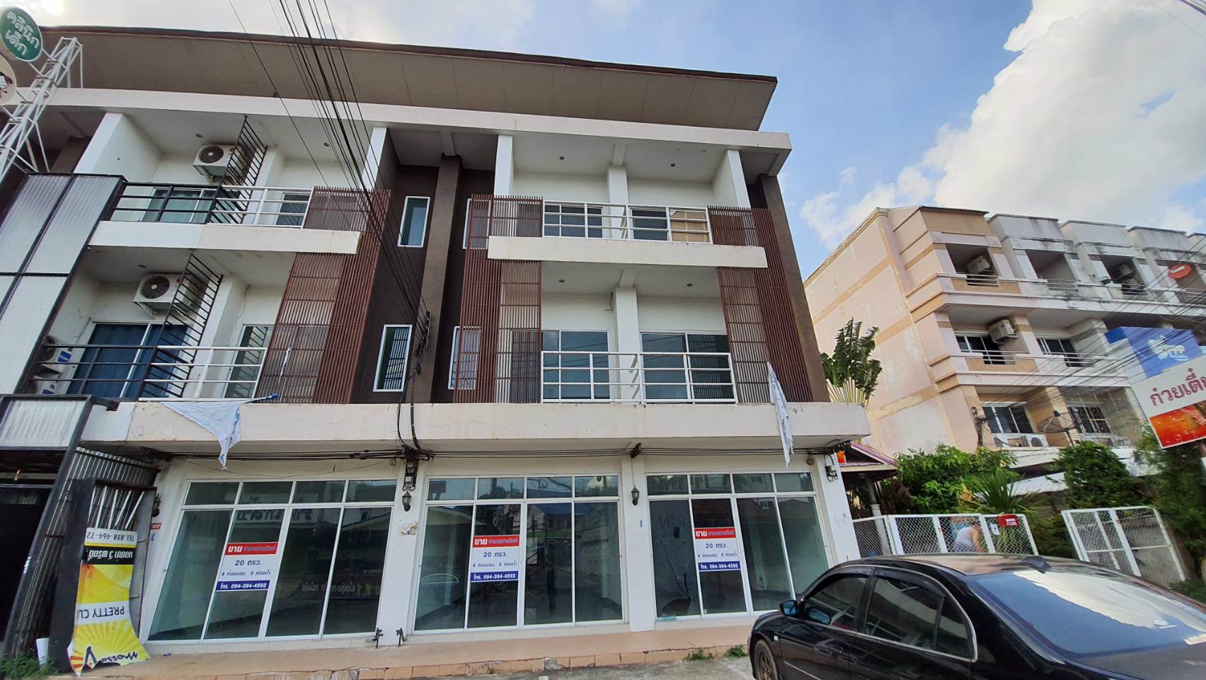 ขาย-อาคารพาณิชย์-3ชั้น-3-คูหา-20-ตารางวา-ในเมือง-ขอนแก่น