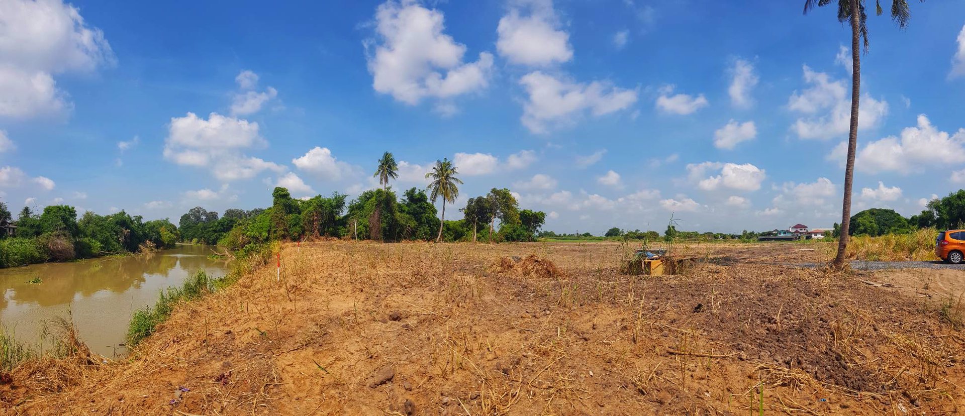 ที่ดินติดริมแม่น้ำ-อยุธยา-ถมสูงน้ำไม่ท่วม-อยู่ติดชุมชน