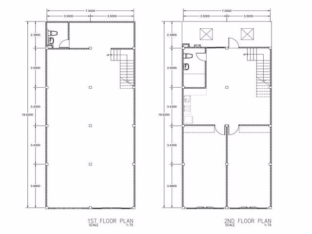 ให้เช่าตึกแถว-2-คูหาทะลุกัน-4-ชั้น-โล่ง-ห้องน้ำ-3-ชุด-ตรงข้ามศูนย์การค้าสี่พระยา-เขตบางรัก-ค่