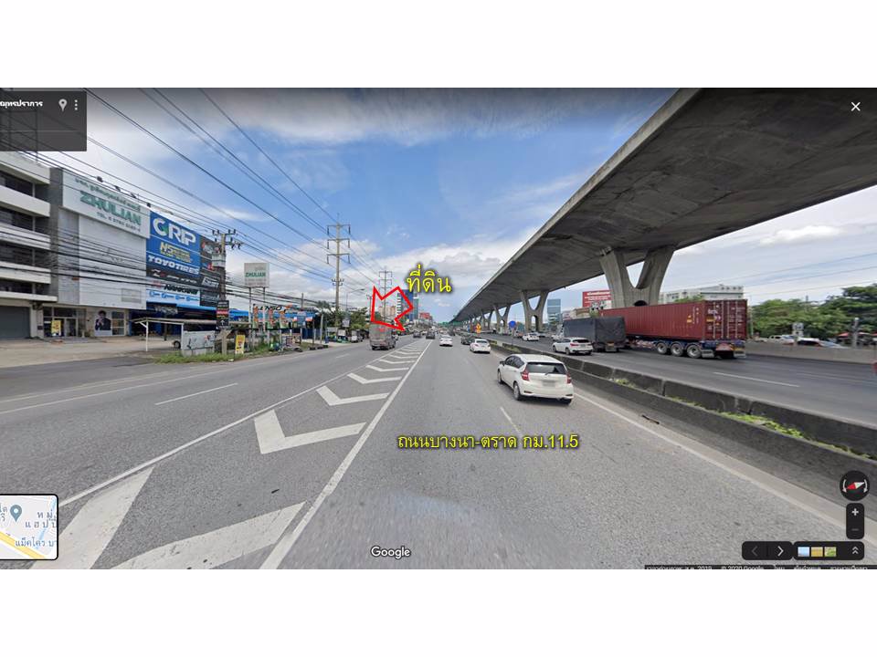 ขายที่ดินเปล่า-ติดถนนบางนา-ตราด-กม115