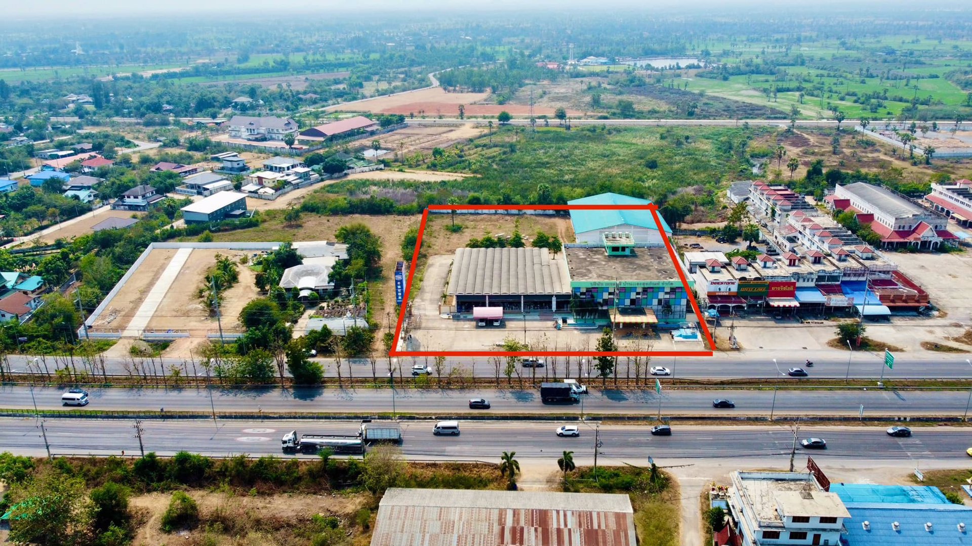 ขายที่ดินพร้อมสิ่งปลูกสร้าง-ติดถนนเพชรเกษม-เพชรบุรี-ใกล้เขาย้อย