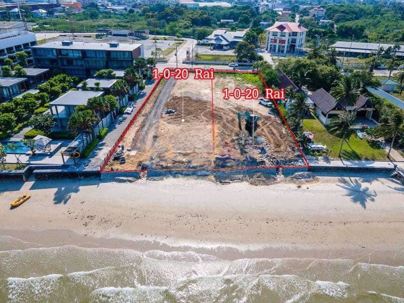 ขายที่ดินติดทะเล-ในเมืองหัวหิน-ที่ดินสวย-ทำเลทองหายาก-ติดทะเล