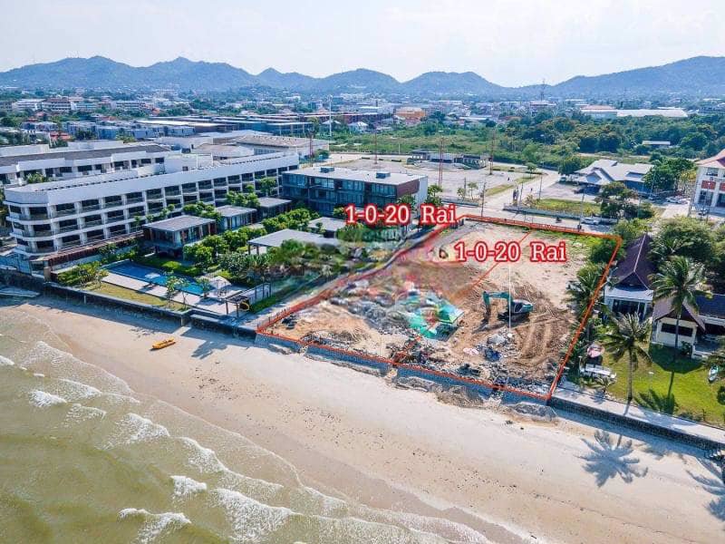 ขายที่ดินติดทะเล-ในเมืองหัวหิน-ที่ดินสวย-ทำเลทองหายาก-ติดทะเล