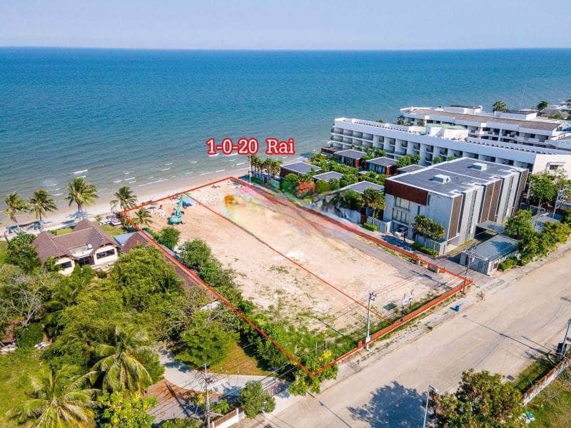 ขายที่ดินติดทะเล-ในเมืองหัวหิน-ที่ดินสวย-ทำเลทองหายาก-ติดทะเล