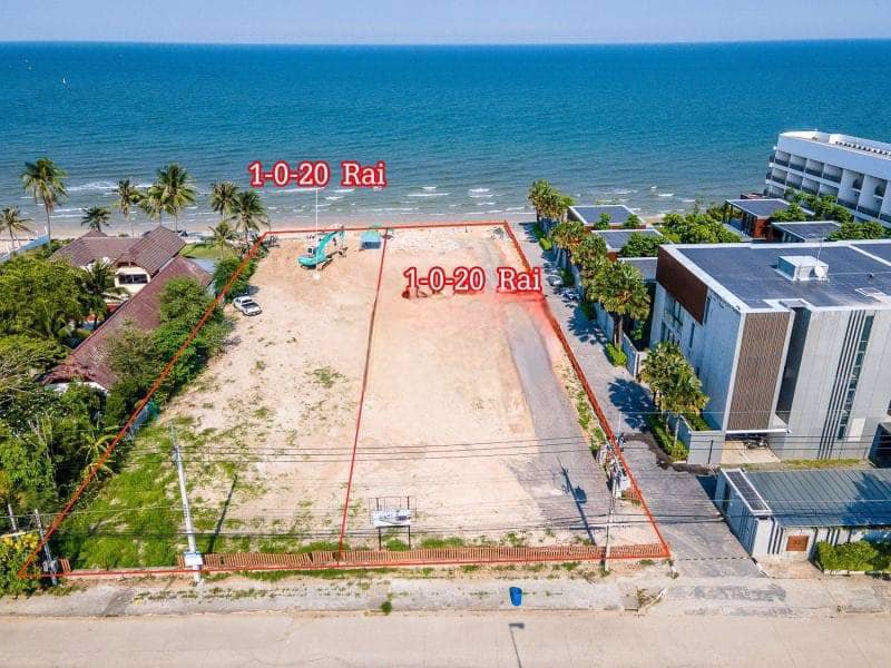 ขายที่ดินติดทะเล-ในเมืองหัวหิน-ที่ดินสวย-ทำเลทองหายาก-ติดทะเล