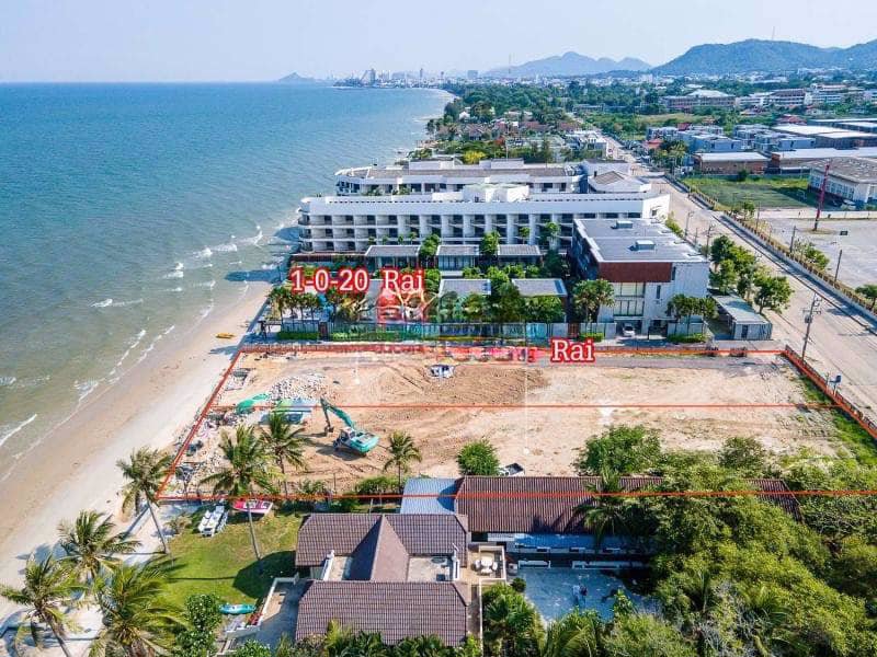 ขายที่ดินติดทะเล-ในเมืองหัวหิน-ที่ดินสวย-ทำเลทองหายาก-ติดทะเล