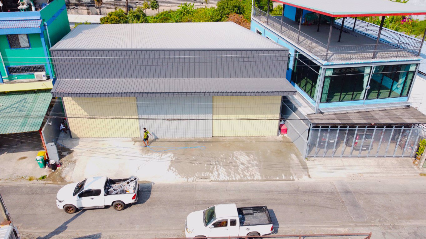 โกดังสร้างใหม่ให้เช่า-ขนาด-280-ทำเลดีติดถนนเฉลิมพระเกียรติ-ร9-เขตประเวศ-หลังเดี่ยวส่วนตัว