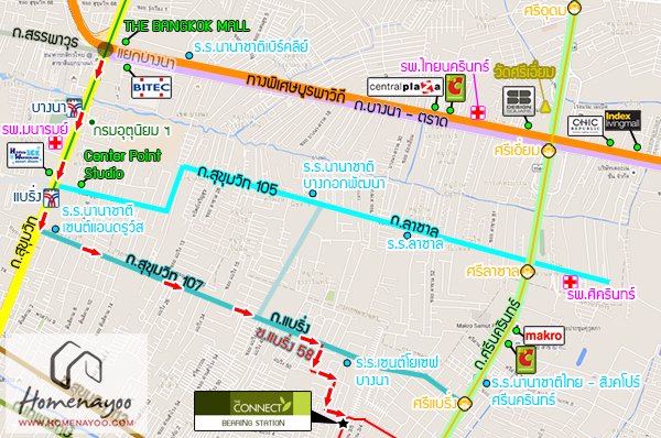 ขาย-ทาวโฮม-the-connect-แบริ่ง-สเตชั่น-ใกล้รถไฟฟ้าสองสาย-bts-แบริ่ง-และ-สายสีเหลือง