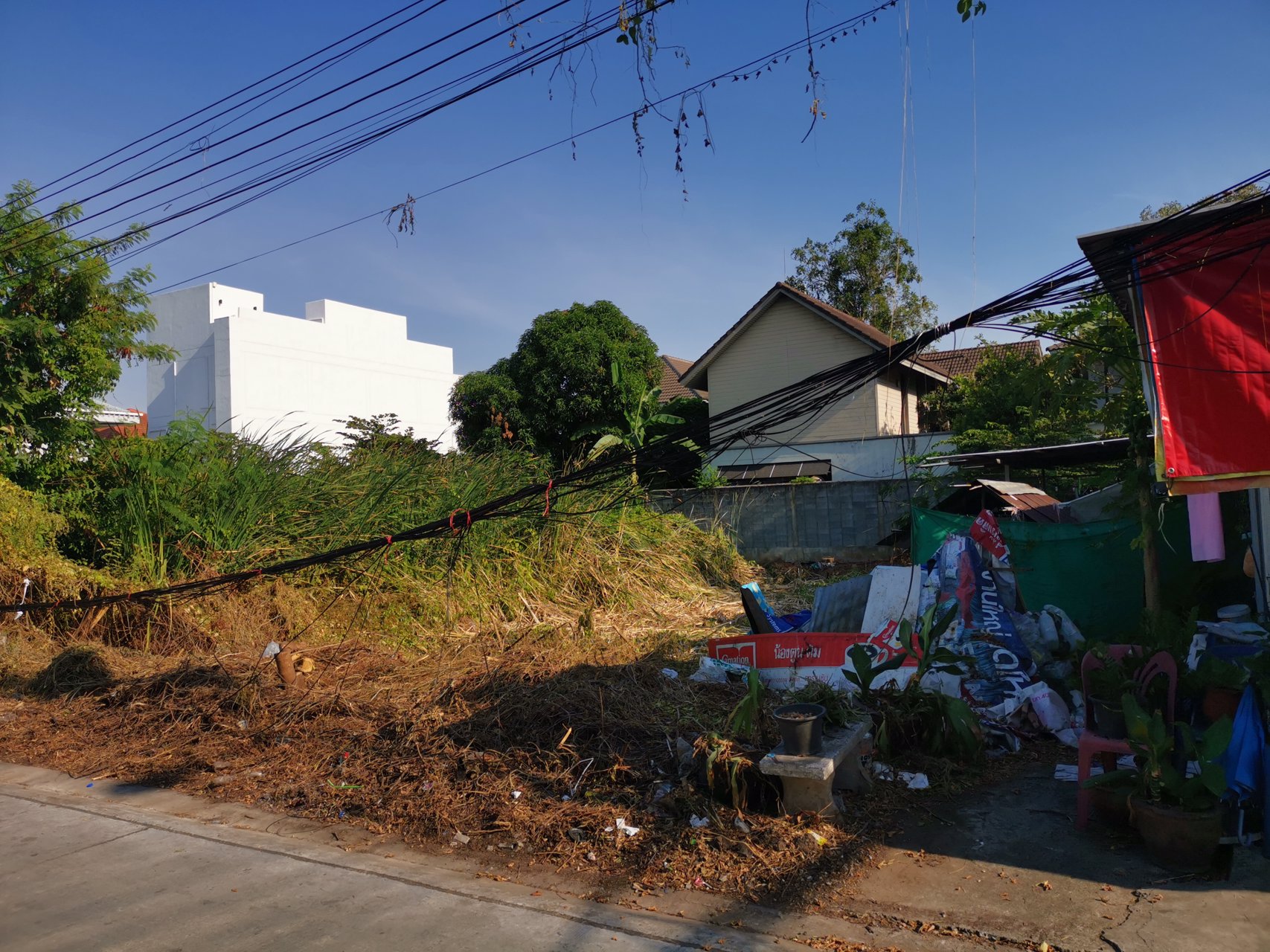 ขายที่ดิน-110-ตรว-ซรามอินทรา-8-แปลงมุม-ติดถนน-2-ด้าน