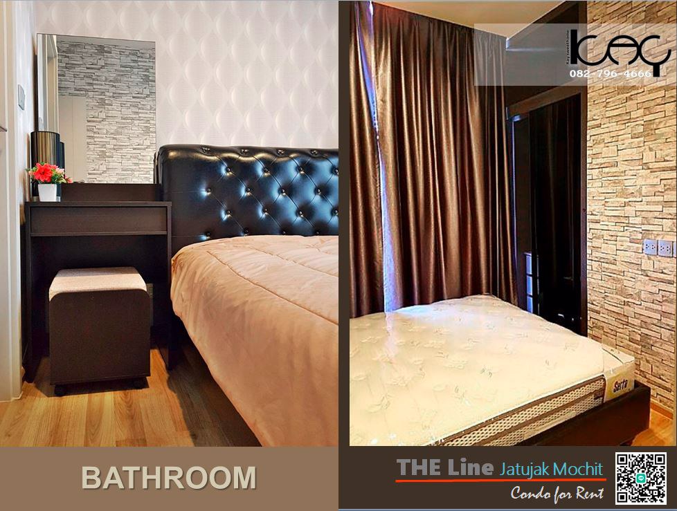 ให้เช่า-เดอะไลน์-จตุจักรฯ-1-ห้องนอน-ชั้น-33-ชั้นสูงวิวสวย-โล่งสบายตา-เฟอร์นิเจอร์ครบ-ผนังวอลเปเปอร์