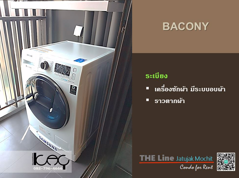 ให้เช่า-เดอะไลน์-จตุจักรฯ-1-ห้องนอน-ชั้น-33-ชั้นสูงวิวสวย-โล่งสบายตา-เฟอร์นิเจอร์ครบ-ผนังวอลเปเปอร์