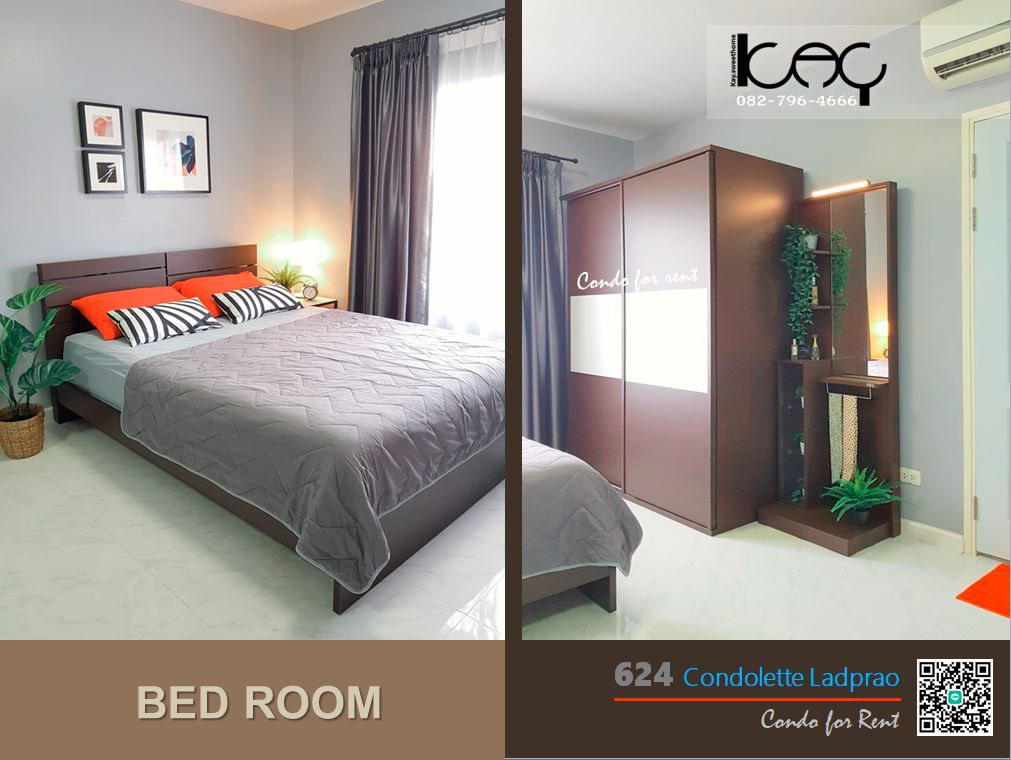 ให้เช่าคอนโดเลต-ลาดพร้าว-ห้องริม-วิวดี-โล่งสบายตา-ใกล้นิด้า-เดอะมอล์ลบางกะปิ-ปรับปรุงห้องใหม