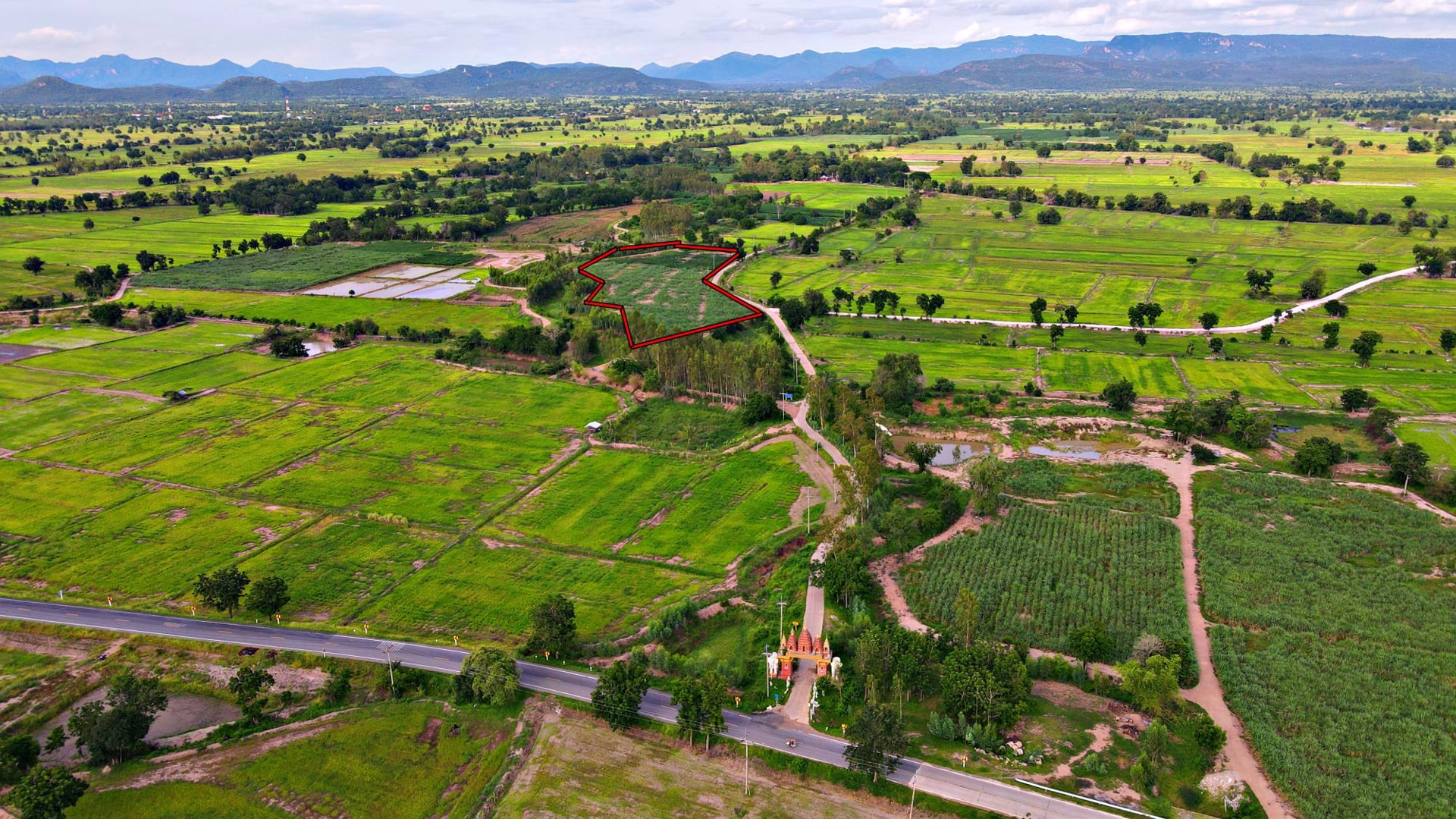 ที่ดินโฉนด-2-3ไร่หน้าติดถนนหลังติดคลอง