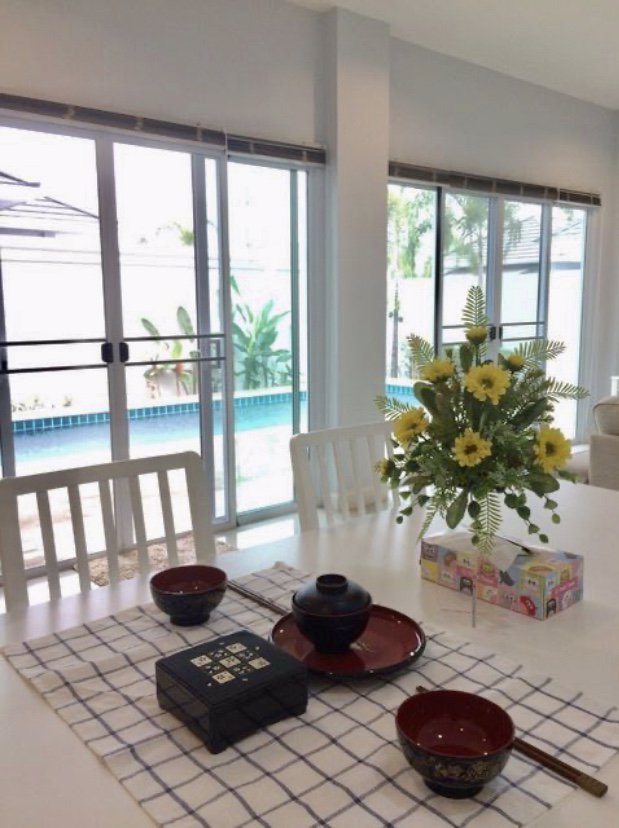 ขายบ้านเดี่ยวชั้นเดียวพร้อมสระว่ายนำ้ส่วนตัว-พูลวิลล่า