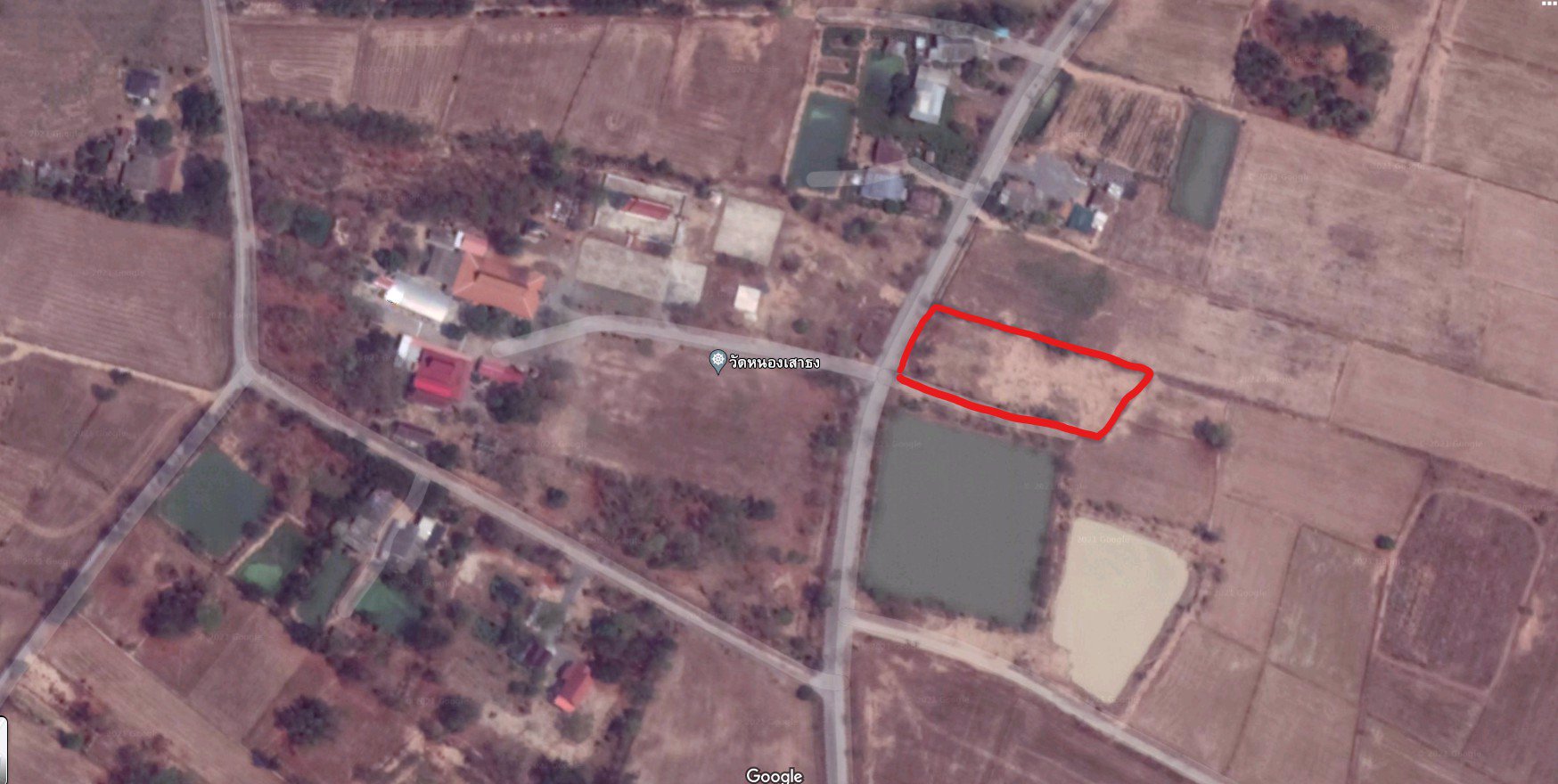 ที่ดิน-ติดถนน-ถมแล้ว-มีรั้ว-ใกล้-อบตสระกระโจม-จังหวัดสุพรรณบุรี