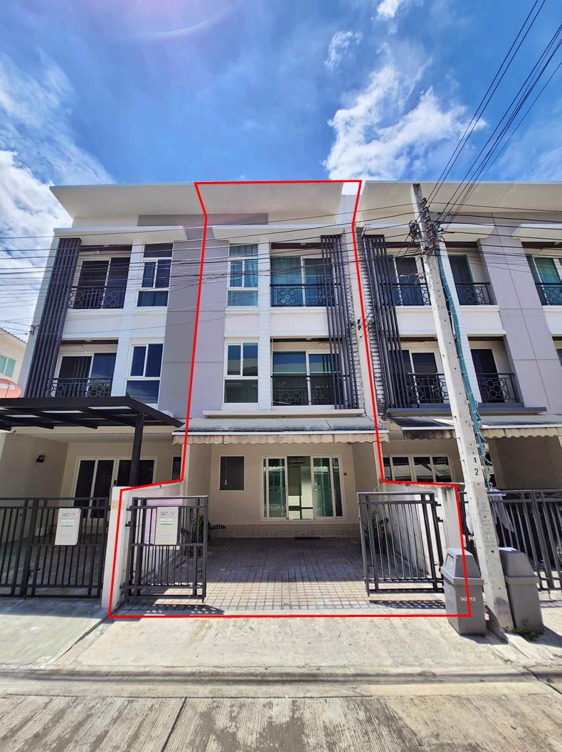 ขาย-ให้เช่าทาวโฮมทำเลเยี่ยม-บ้านกลางเมืองพระราม9-มอเตอร์เวย์