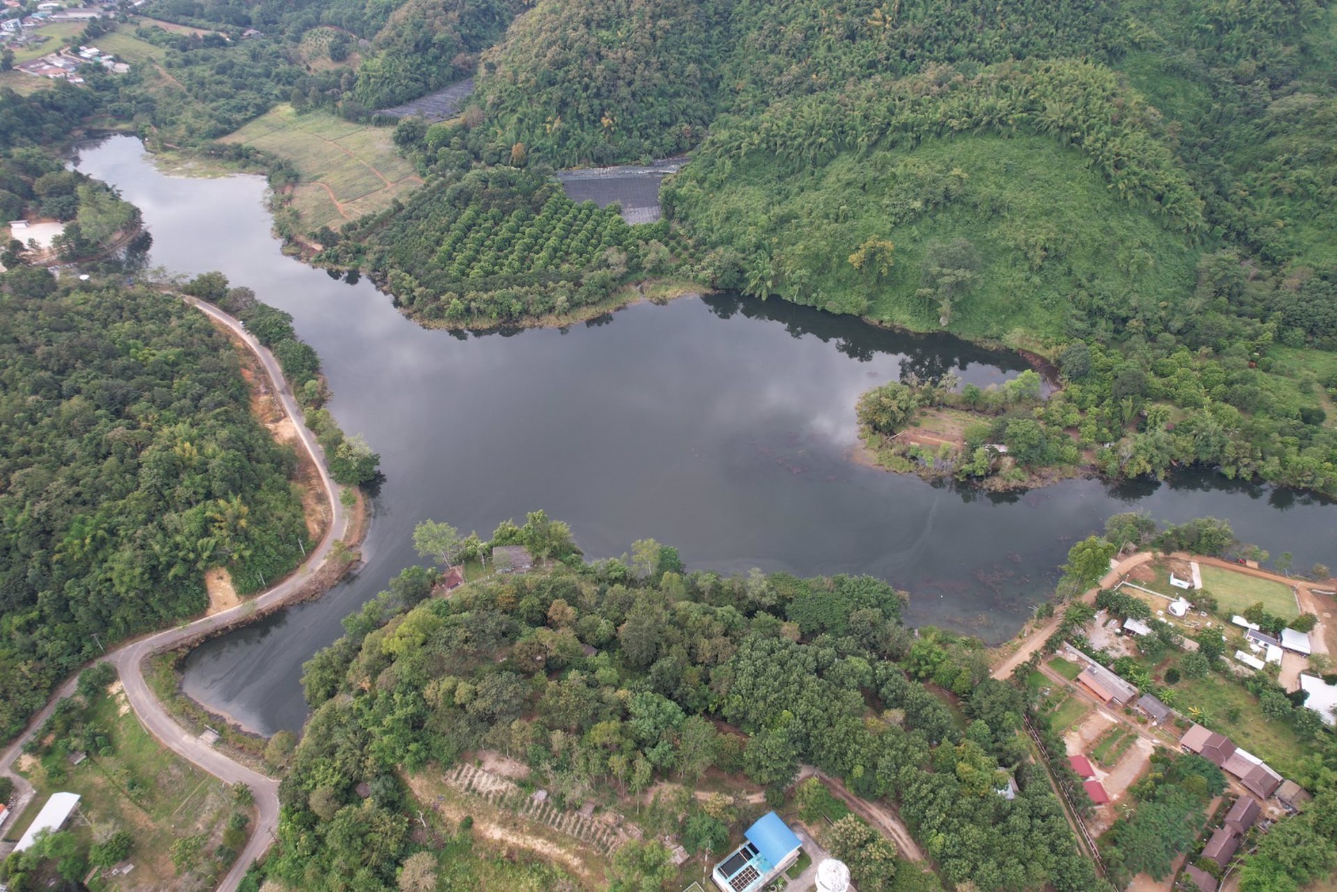 ที่ดินเนินวิวอ่างเก็บน้ำห้วยไคร้-อแม่สาย-ทางขึ้นดอยตุง-จเชียงราย