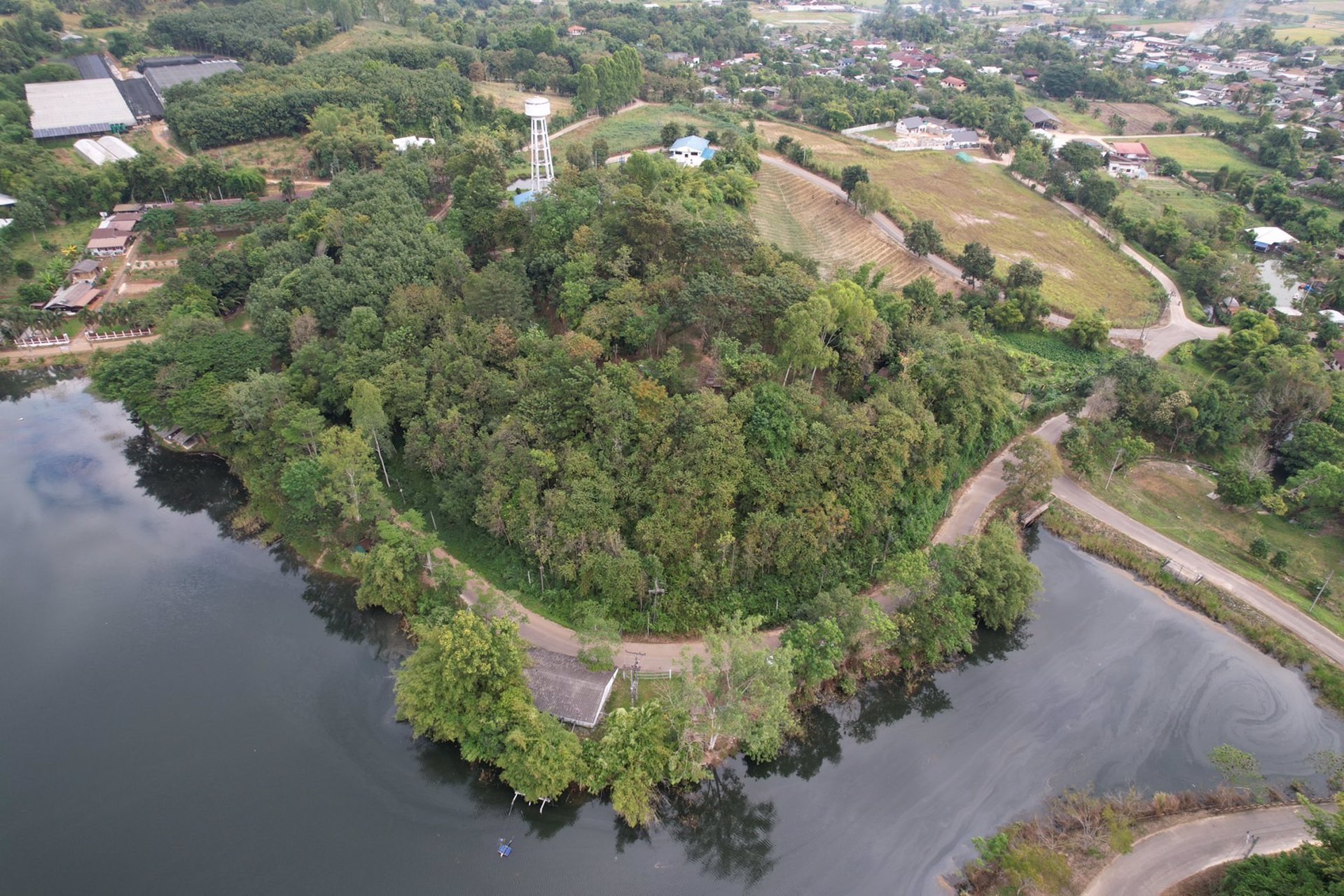 ที่ดินเนินวิวอ่างเก็บน้ำห้วยไคร้-อแม่สาย-ทางขึ้นดอยตุง-จเชียงราย