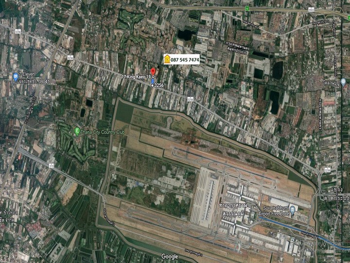 ขายที่ดินเปล่า-4-ไร่-ทำเลดีใกล้สนามบินสุวรรณภูมิ-อยู่กิ่งแก้วซอย-19-บางนา-กม12