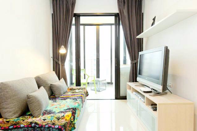 ขาย-ให้เช่า-1-ห้องนอน-ไอดีโอ-รัชดา-ห้วยขวาง-เฟอร์ไฟฟ้าครบ-เดิน-2-นาทีถึง-mrt-ห้วยขวาง