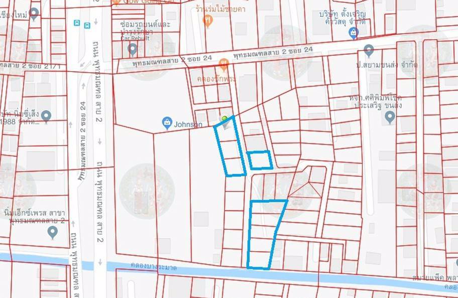 แบ่งขายที่ดินเปล่า-รูปแปลงสวยติดกัน-3-แปลง-พุทธมณฑลสาย-2