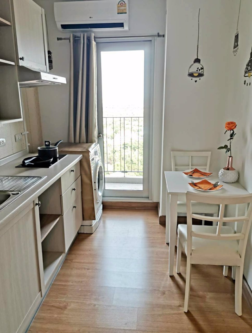 คอนโดริมแม่น้ำเจ้าพระยา-ให้เช่า-ขาย-แชปเตอร์วัน-ราษฎร์บูรณะ-33-มีเครื่องซักผ้า