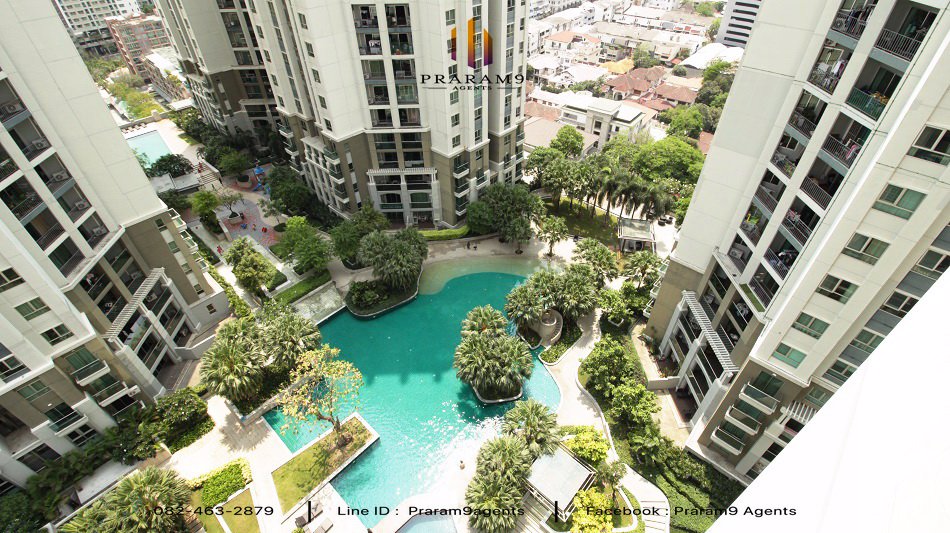 refr00001-rm9-ให้เช่า-คอนโด-เบล-พระราม9-2ห้องนอน-1ห้องน้ำ-78-ตรมตึกd2-ชั้น18-38000-บาท