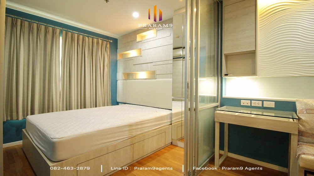 for-rent-lumpini-park-rama-9-ratchada-1-bed-1-bath-building-b-facing-west-26-sqm