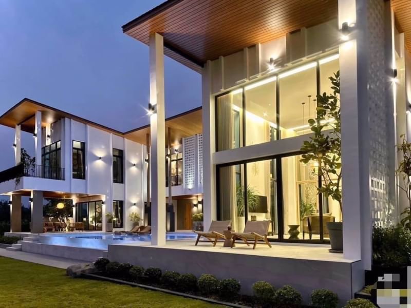 พูลวิลล่าหรูวิวภูเขาและทุ่งนาแบบพาโนราม่า-อำเภอแม่ริม-จังหวัดเชียงใหม่