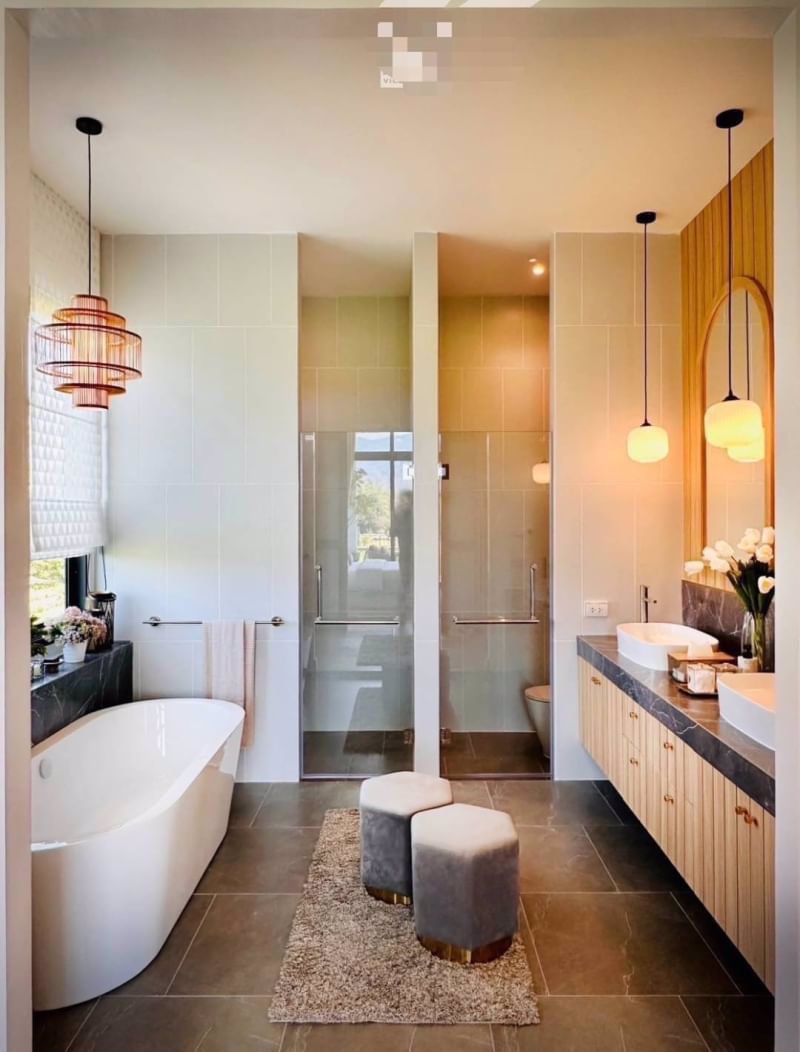 พูลวิลล่าหรูวิวภูเขาและทุ่งนาแบบพาโนราม่า-อำเภอแม่ริม-จังหวัดเชียงใหม่