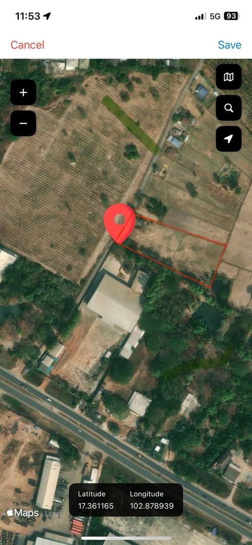 ที่ดินติดถนน4ไร่-1งาน-58-ตรว