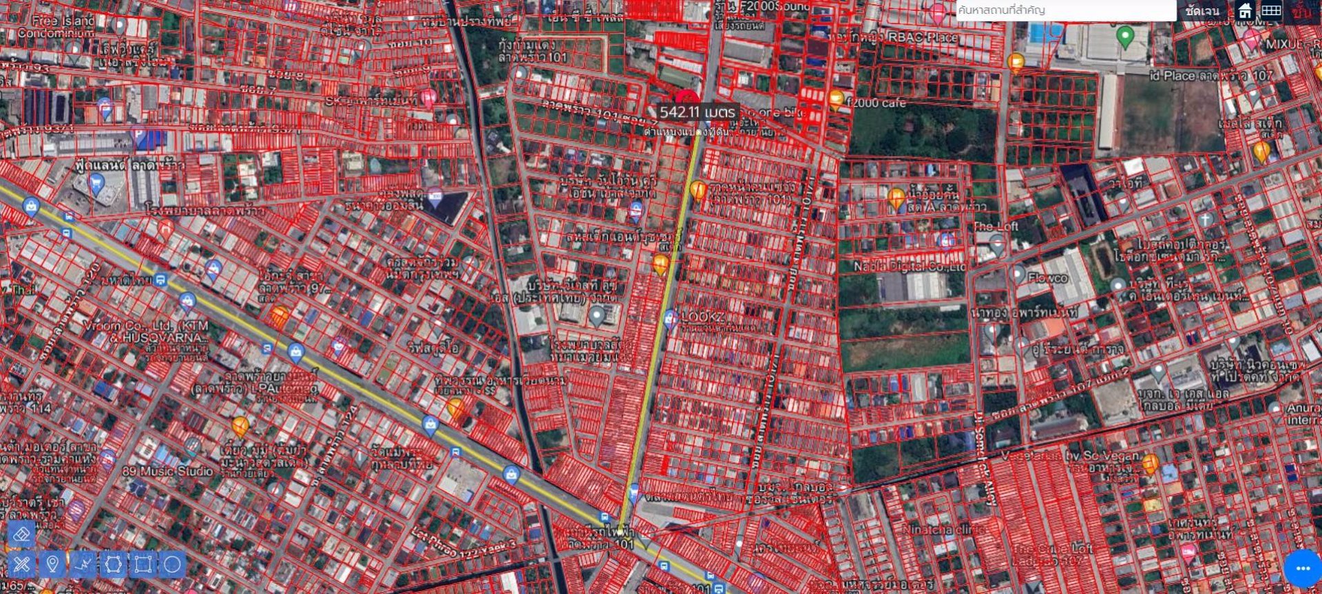 ขายที่ดินเปล่าติดถนนหลักลาดพร้าว101