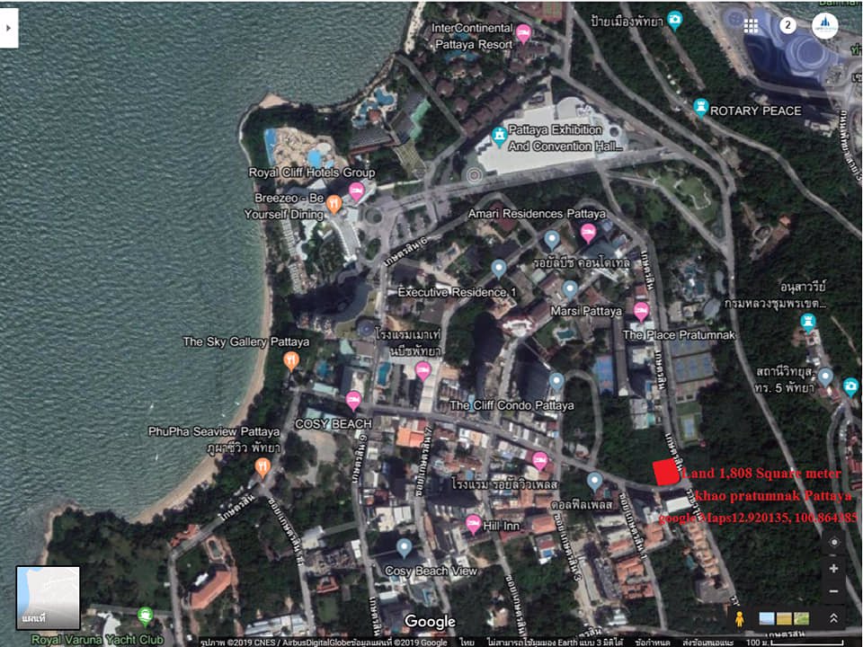 ขายที่ดินเปล่าใกล้เขาพระตำหนักพัทยา-1-ไร่-52-ตรว-ติดทรัพย์-