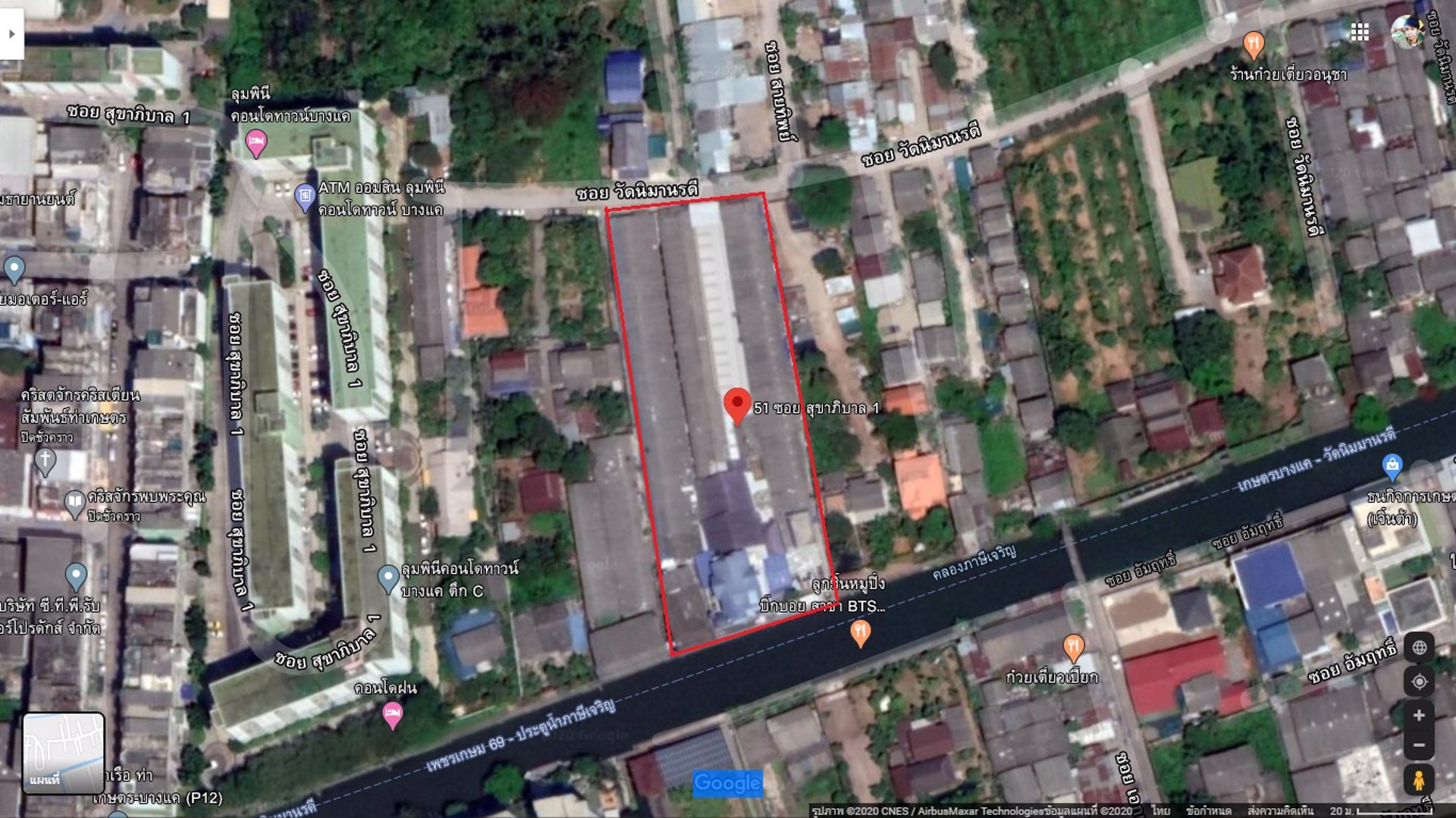 ขายที่ดิน-3ไร่-ถมแล้ว-ใกล้สถานนีบางแค-ซอยบางแค-1