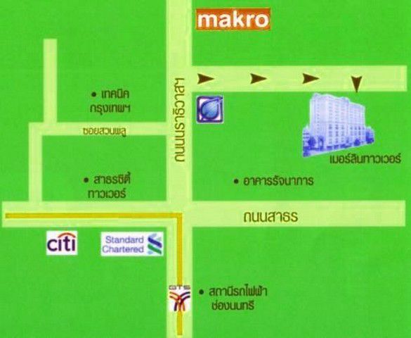 ขาย-หรือให้เช่าคอนโด-merlin-tower-สาทร-พร้อมอยู่