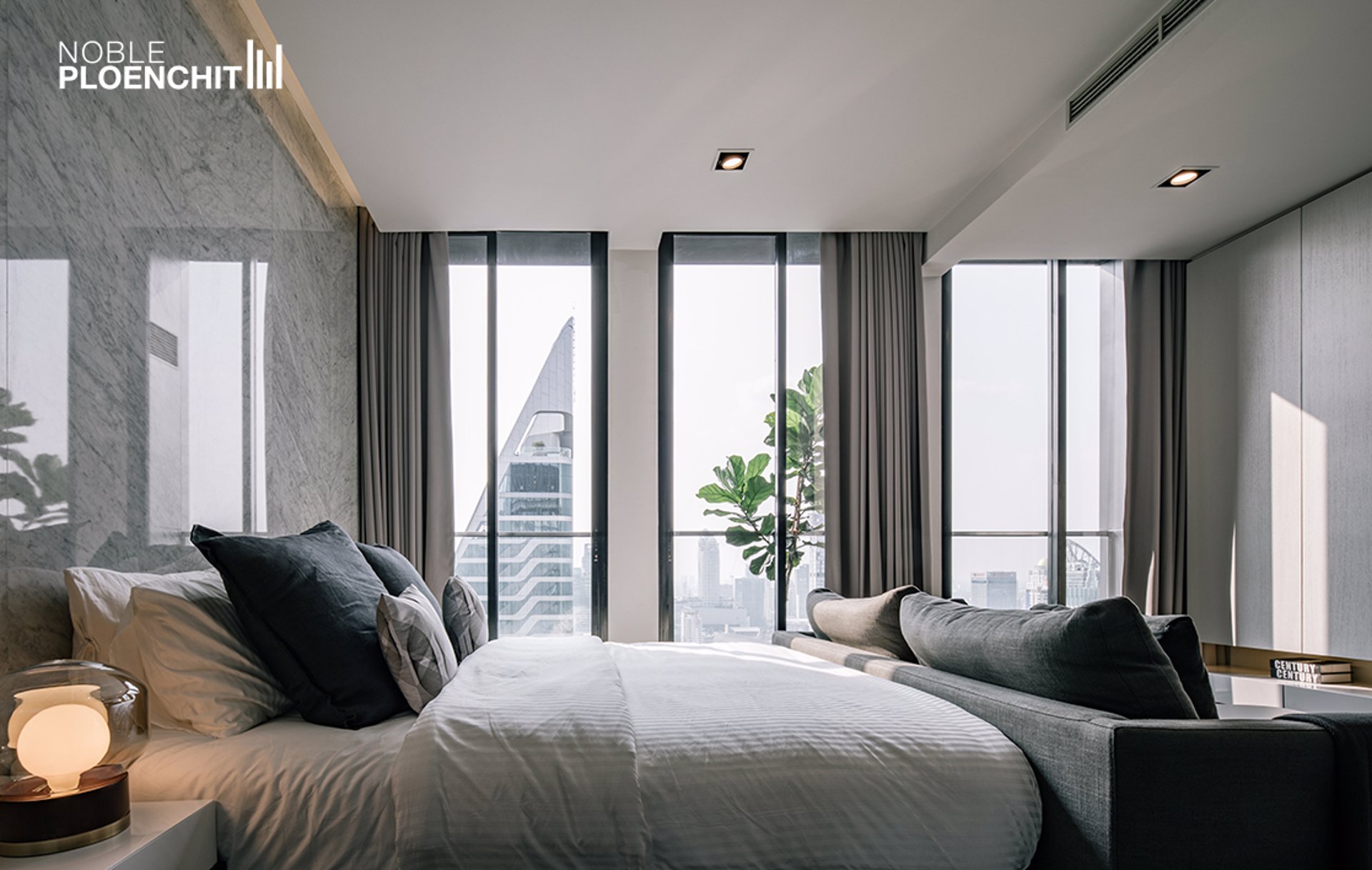 คอนโด-โนเบิล-เพลินจิต-2-นอน-2-น้ำชั้น-15