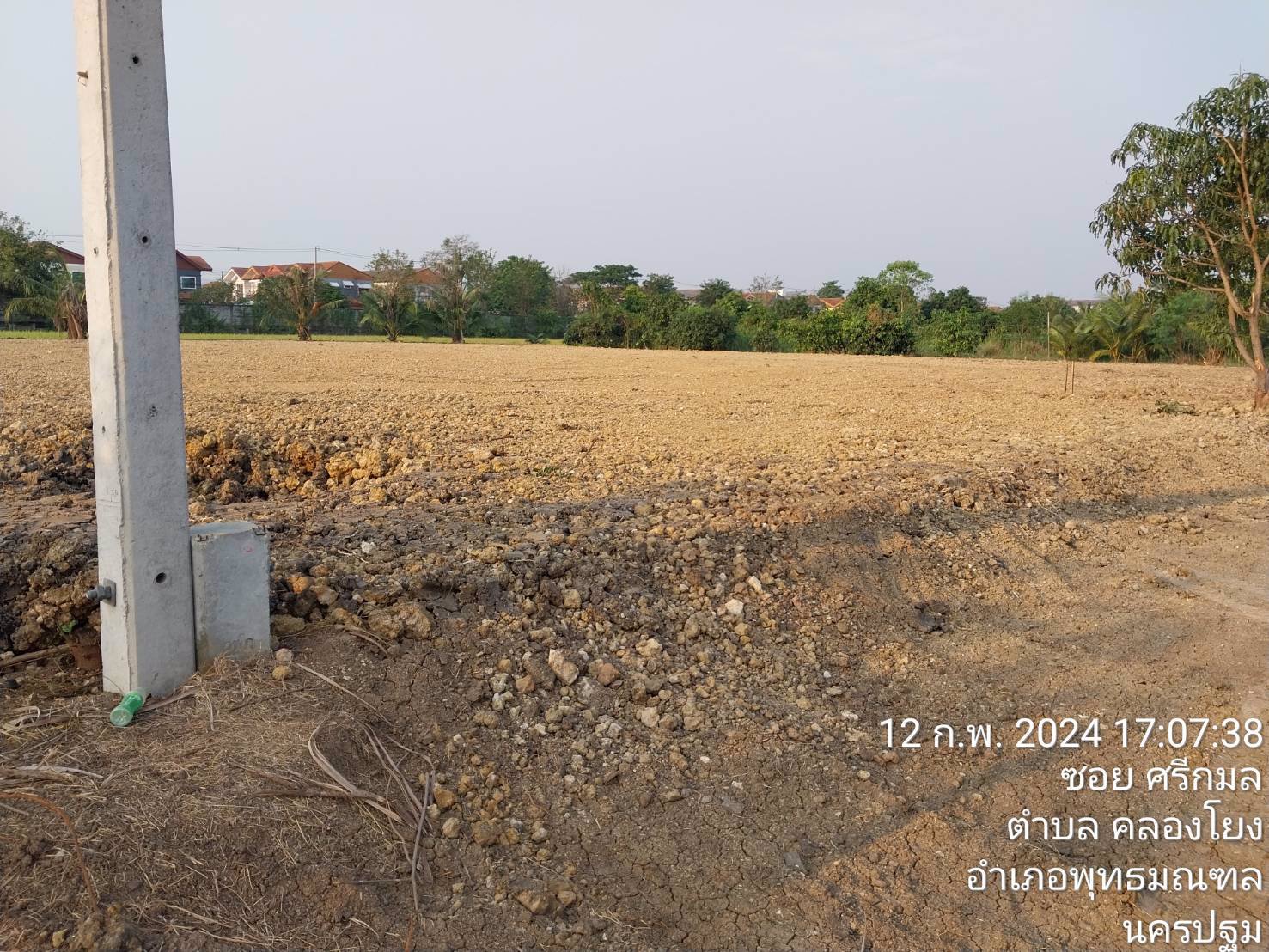 ขายที่ดินแปลงนี้แบ่งขาย-เนื้อที่เต็ม-1ไร่-2งาน-40ตารางวา-ถมแล้ว
