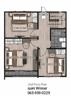 หลุดดาวน์-ทาวน์โฮม-2-ชั้น-หน้าบ้านกว้าง-7-เมตร-3-นอน-2-น้ำ-จอดรถ-2-คัน-ใกล้-mrt-เดอะริชวิลล์-ราชพฤกษ