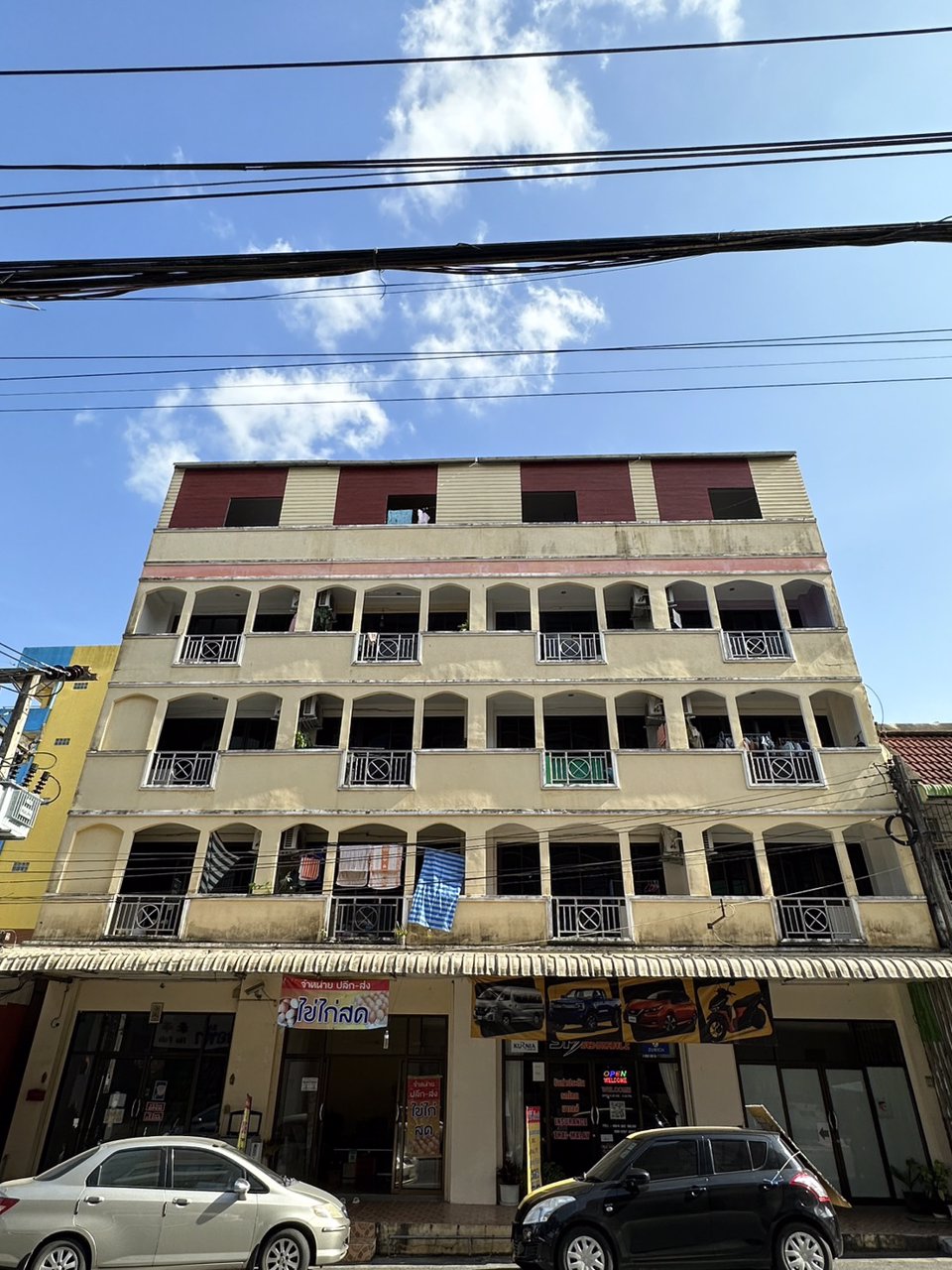 ขาย-อพาร์ทเมนท์ด่านนอก-35-ห้อง-3-ร้านค้า-1-ห้องออฟฟิศ-ผู้เช่า-80-ทำเลใจกลางตลาดด่านนอก-สงขลา