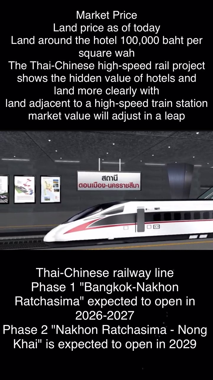 selling-korat-hotel's-next-to-high-speed-train-station