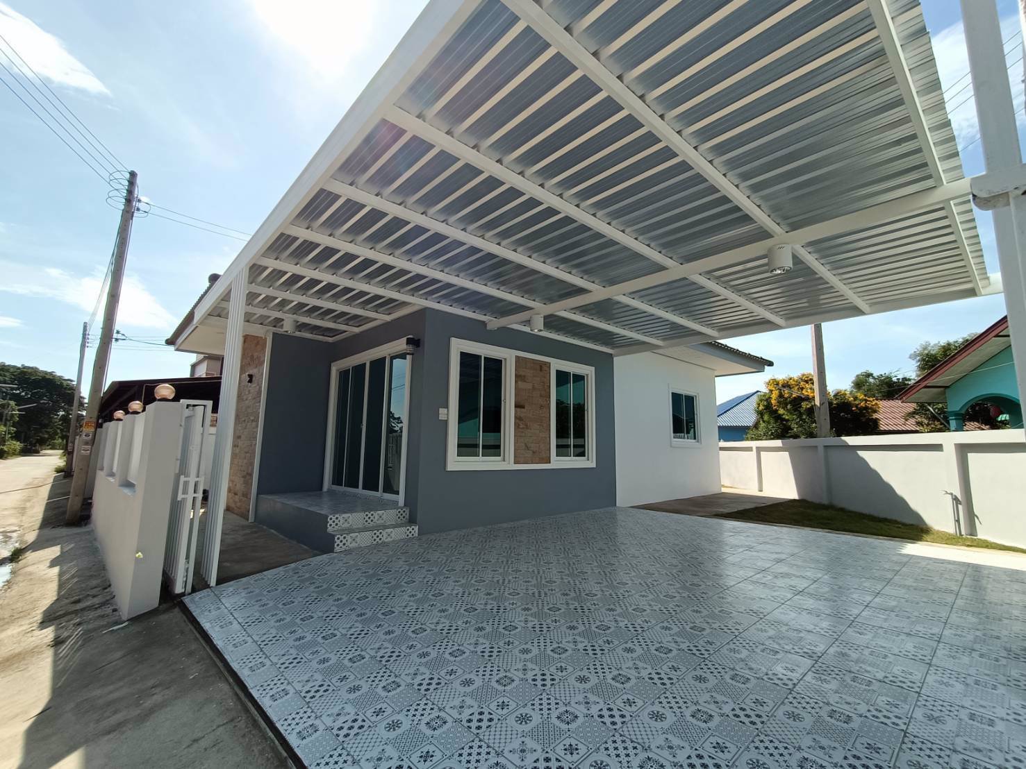 บ้านเดี่ยว-2-ห้องนอน-2ห้องน้ำ-จอดรถได้2คัน-อยู่ในตัวเมืองน่าน