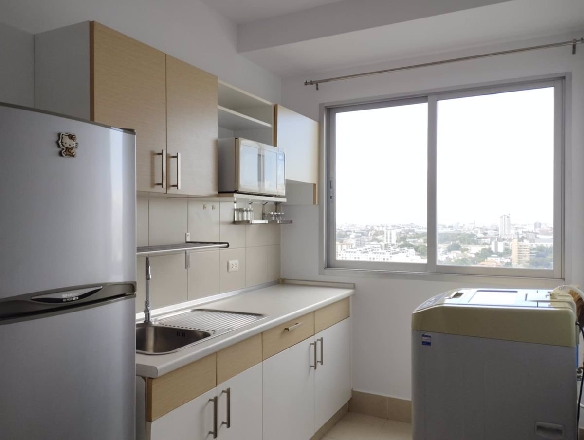 ให้เช่าคอนโด-ศุภาลัย-ปาร์ค-เอกมัย-ทองหล่อ-ห้องใหญ่-วิวโล่ง-ชั้น-21-ผนังห้องไม่ติดใคร-1-ด้าน-1-ห้องนอ