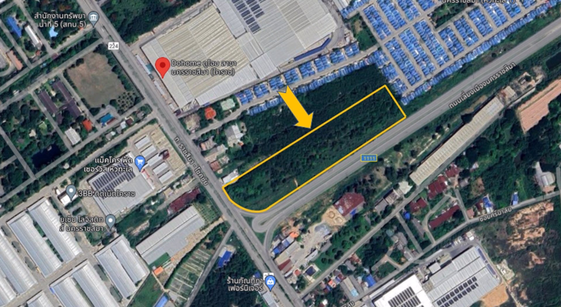 ขายที่ดินสวยๆ-ใกล้แหล่งชุมชน-ติดถนน-4-เลน-หน้ากว้าง-400-เมตร