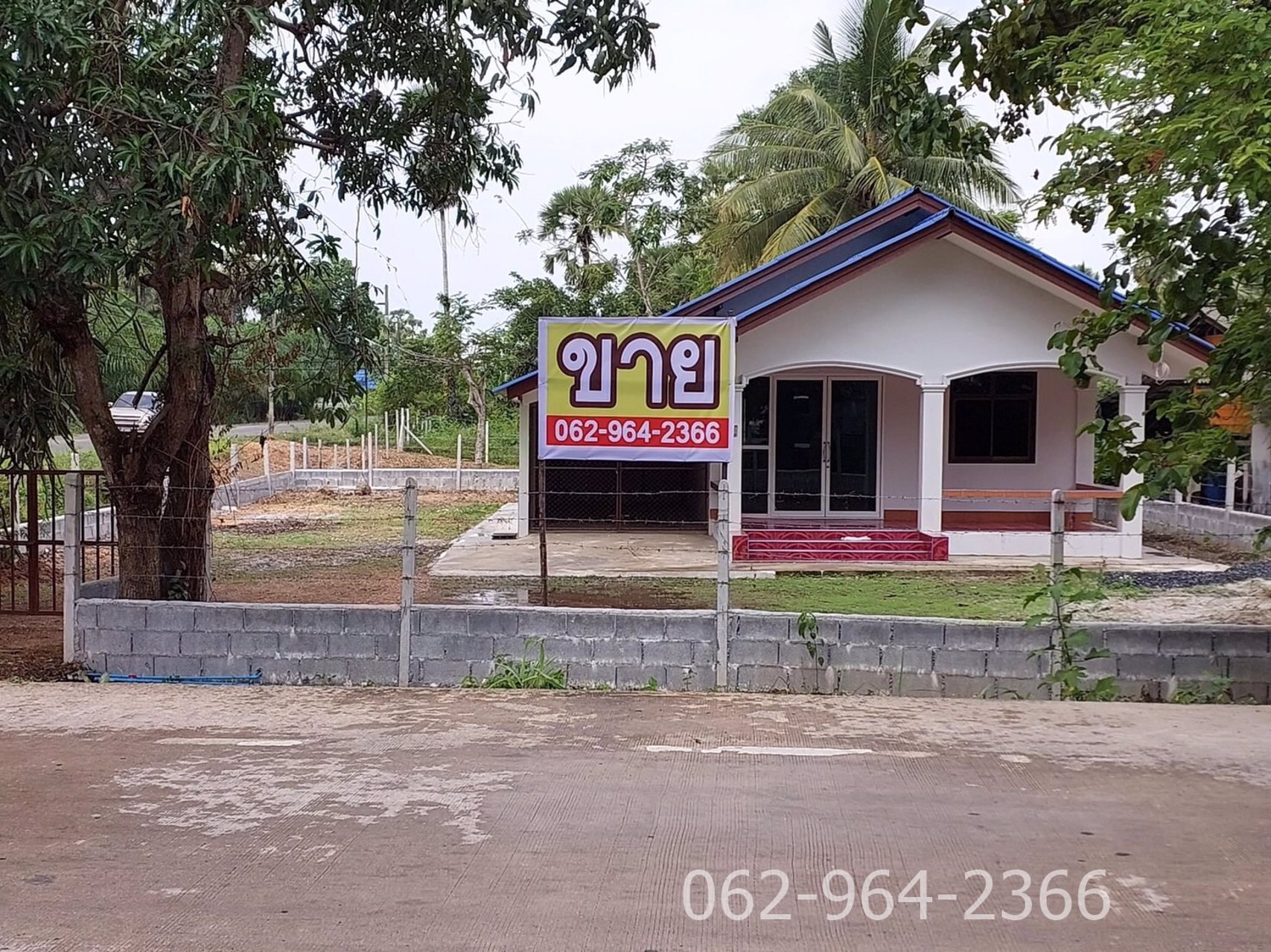 บ้านเดี่ยว-ชั้นเดียว-หน้ากว้างติดถนน-20เมตร