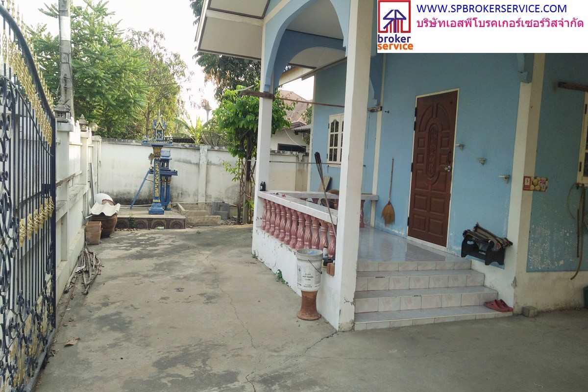 ขายบ้านเดี่ยว-หน้าโรงเรียนบ้านสร้าง-ใกล้ตลาดสี่ขวา