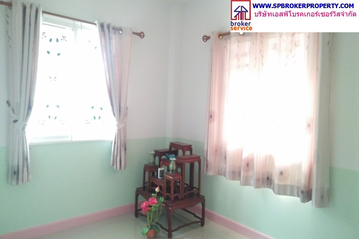 ขายบ้านเดี่ยว-2-ชั้น-หมู่บ้านร่มรื่นกรีนพาร์ค-หลังมุม-ทางต่างระดับบางปะอิน-