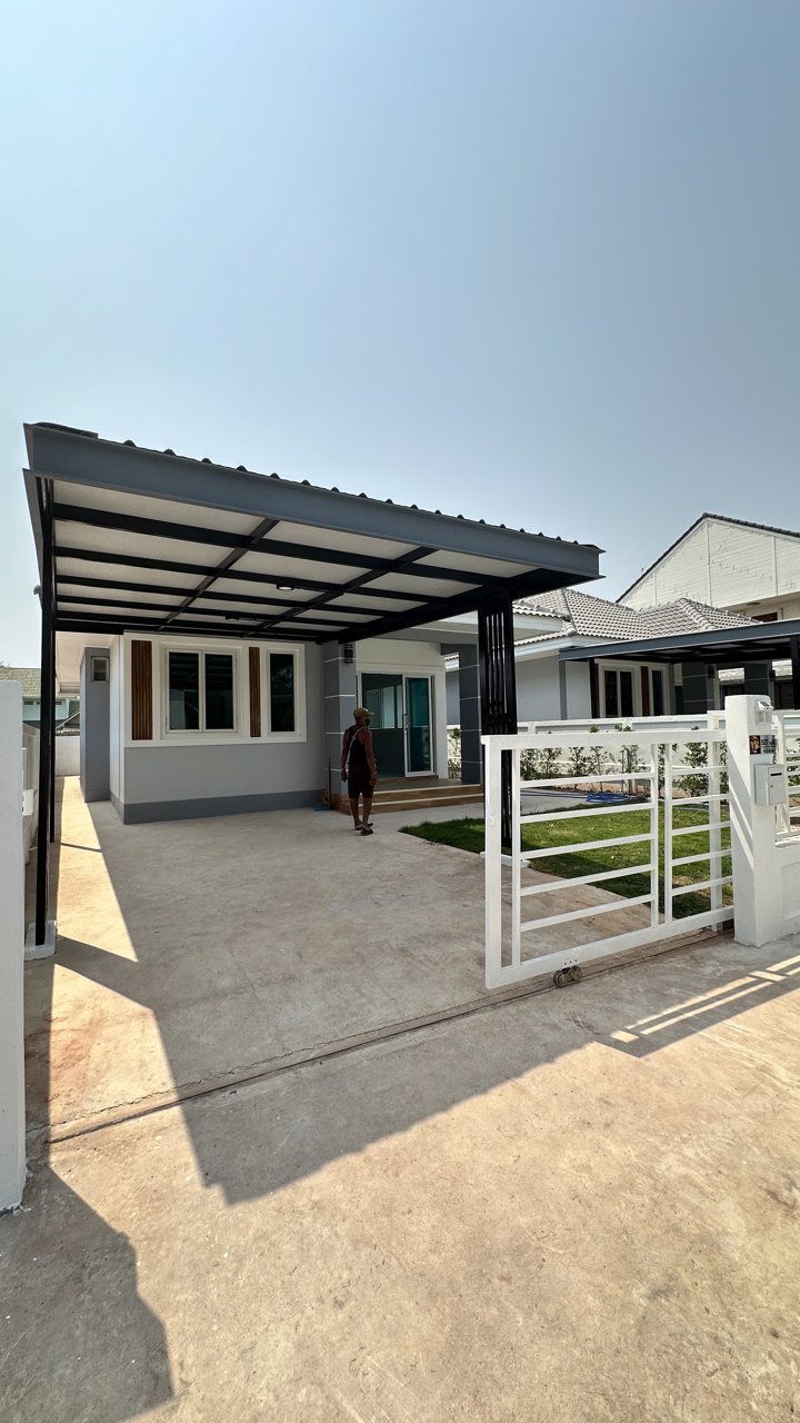 ขายบ้านเดี่ยว-ชั้นเดียว-หมู่บ้านขามเจริญ-ถนน-เหล่านาดี